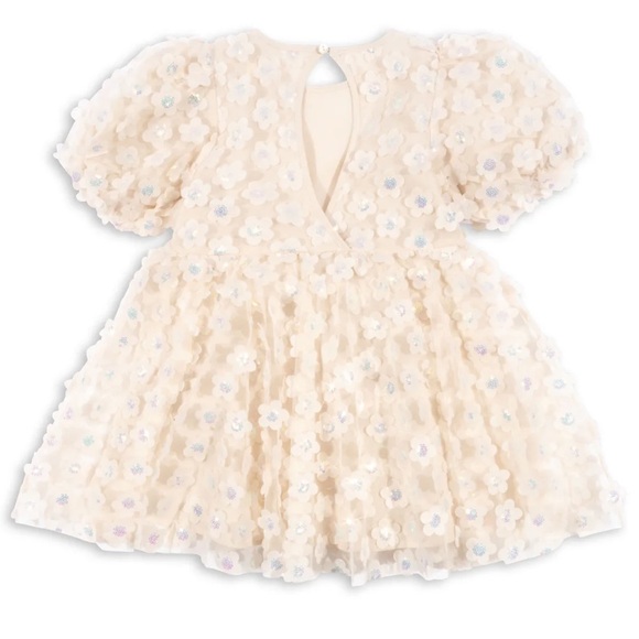 Konges Slojd Sally Dress in Pearled Ivory - Picture 3 of 6